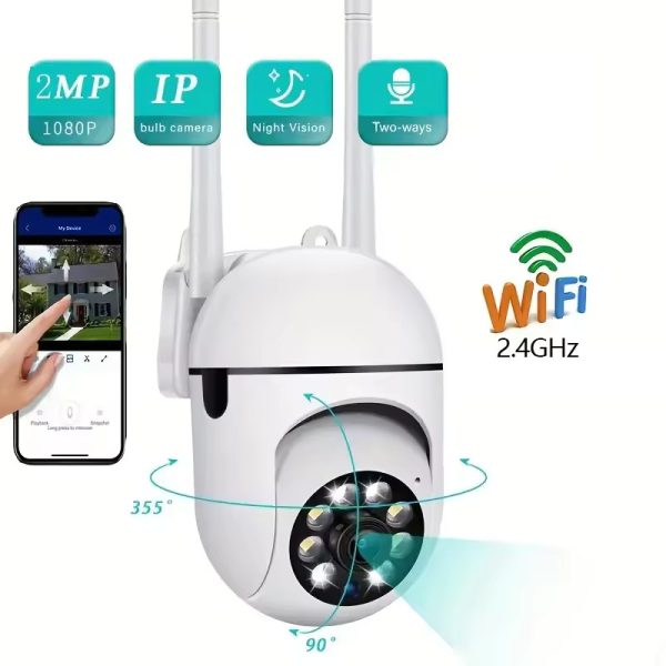 A7 wireless monitoring camera 360 degree intercom 1080p home security camera rem